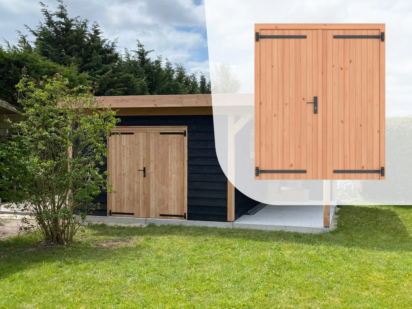 Douglas Dubbele Deur Dicht 190 x 202 cm - Afbeelding 4